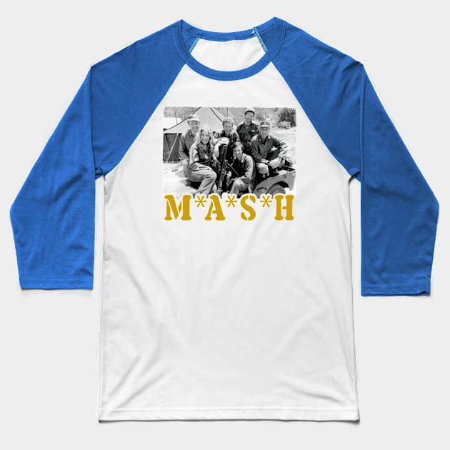 Retro MASH Cast Baseball T-Shirt by pitulas